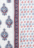 Cambric Cotton Dress Material With Mulmul Dupatta in Block Print