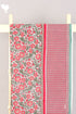 Cambric Cotton Dress Material in Floral Block Print