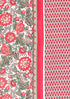Cambric Cotton Dress Material in Floral Block Print