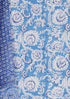 Bizzy Lizzy Fabric With Chiffon Dupattain Floral Block Print