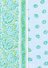 Cambric Cotton Dress Material With Chiffon Dupatta in Floral Block Print