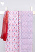 Cambric Cotton Dress Material With Chiffon Dupatta in Floral Block Print