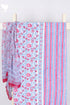Cambric Cotton Dress Material With Chiffon Dupatta in Floral Block Print