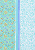 Bizzy Lizzy Dress Material With Chiffon Dupatta In Floral Block Print