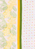 Bizzy Lizzy Dress Material With Chiffon Dupatta In Floral Block Print