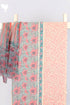 Terry Voile Dress Material With Chiffon Dupatta In Floral Block Print