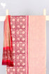 Terry Voile Dress Material With Chiffon Dupatta In Floral Block Print