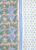 Bizzy Lizzy Dress Material With Kota Doria Dupatta in Floral Block Print