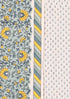 Bizzy Lizzy Dress Material With Kota Doria Dupatta in Floral Block Print