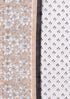 Chanderi Silk Dress Material With Dupatta In Floral Block Print