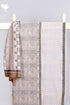 Chanderi Silk Dress Material With Dupatta In Floral Block Print
