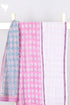 Chanderi Silk Dress Material With Dupatta in Ikat Block Print