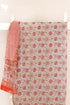 Terry Voile And Kota Doria Dupatta Two Piece Dress Material in Block Print