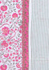 Cambric Cotton Two Piece Dress Material in Floral Print