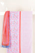 Cambric Cotton Dress Material With Kota Dupatta in Block Print