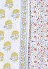 Cambric Cotton Dress Material With Kota Dupatta in Block Print