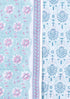 Cambric Cotton Dress Material With Kota Dupatta in Block Print