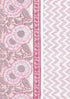 Chanderi Silk Dress Material With Dupatta In Floral Block Print