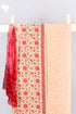 Terry Voile Dress Material With Chiffon Dupatta In Floral Block Print