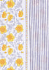 Terry Voile Dress Material With Chiffon Dupatta In Floral Block Print