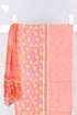 Terry Voile Dress Material With Chiffon Dupatta In Floral Block Print