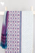 Bizzy Lizzy Dress Material With Chiffon Dupatta In Floral Block Print