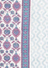 Bizzy Lizzy Dress Material With Chiffon Dupatta In Floral Block Print