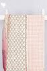 Bizzy Lizzy Dress Material With Chiffon Dupatta In Floral Block Print