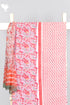 Cambric Cotton Dress Material With Chiffon Dupatta in Floral Block Print