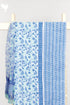 Cambric Cotton Dress Material With Chiffon Dupatta in Floral Block Print