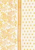 Cambric Cotton Dress Material With Chiffon Dupatta in Paisley Block Print