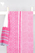 Cambric Cotton Dress Material With Mulmul Dupatta In Graphic Block Print