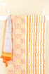 Cambric Cotton Dress Material With Mulmul Dupatta In Abstract Block Print
