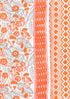 Cambric Cotton Dress Material With Kota Dupatta In Floral Block Print