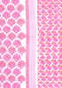 Cambric Cotton Dress Material With Kota Dupatta In Graphic Block Print