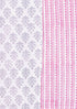Cambric Cotton Dress Material With Kota Dupatta In Graphic Block Print