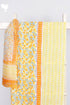 Cambric Cotton Dress Material With Kota Dupatta In Floral Block Print