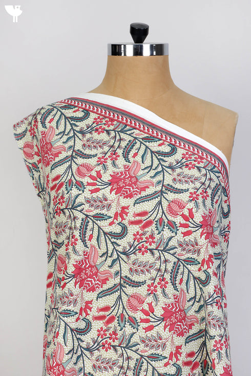 Cambric Cotton In Floral Print