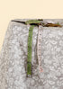 Cambric Cotton In Cloud Grey Paisley Print