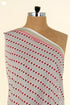 Cambric Cotton In Scarlet Red And Grey Floral Booti Print