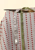 Cambric Cotton In Scarlet Red And Grey Floral Booti Print