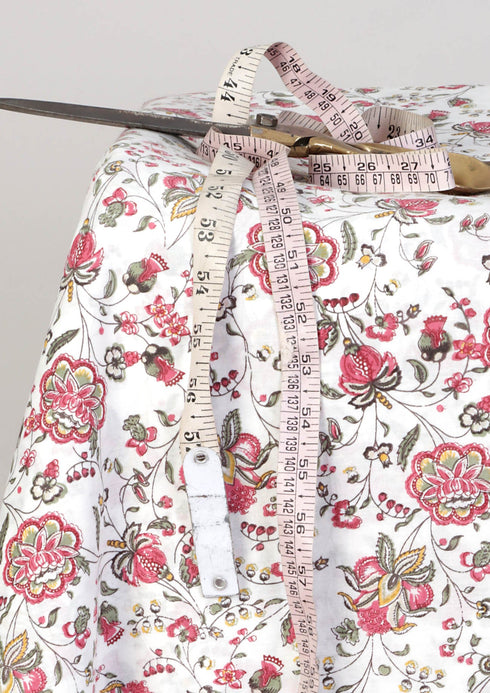 Cambric Cotton In Floral Print