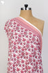 Cambric Cotton In Rose Pink Floral Print