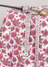 Cambric Cotton In Rose Pink Floral Print