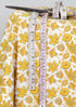 Cambric Cotton In Golden Yellow Floral Print