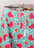 Cambric Cotton In Floral Block Print