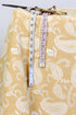 Cambric Cotton In Sandy Beige Paisley Print
