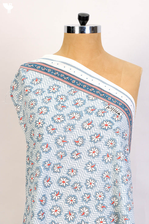 Cambric Cotton In Floral Print
