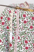 Cambric Cotton In Scarlet Red Floral Print