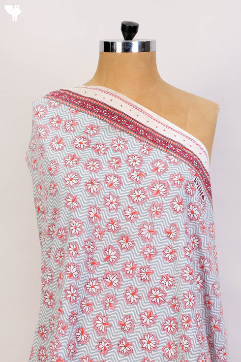 Cambric Cotton In Floral Print